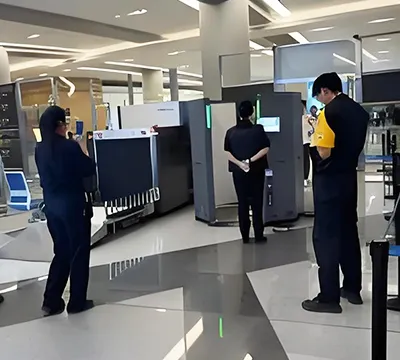 Досмотровый сканер миллиметрового диапазона для аэропортов